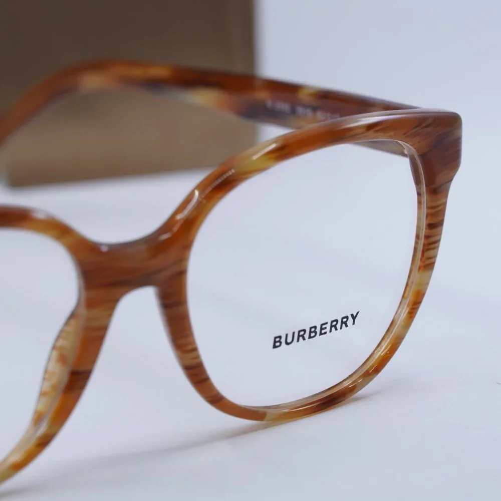 Burberry BE2332 3915 Square Eyeglasses 52mm - Spotted Havana - Picture 2 of 11
